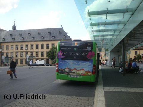 Am Stadtschloß auf Linie 8 - Heckansicht