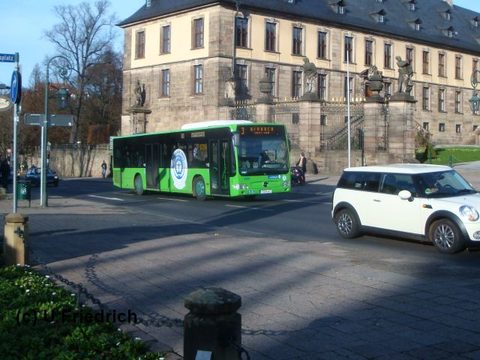 Am 19. November 2009 - im Sonnenschein auf Linie 3 nach Bimbach