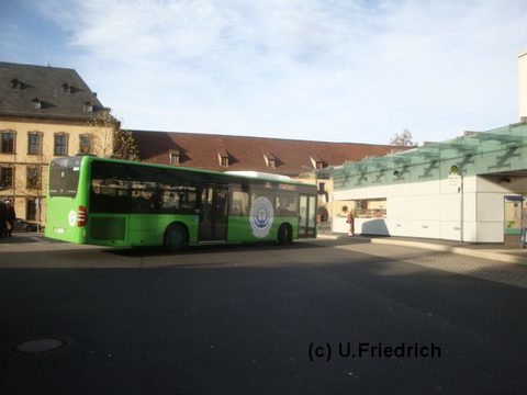 Am gleichen Tag bei der Abfahrt vom Stadtschloß Richtung ZOB