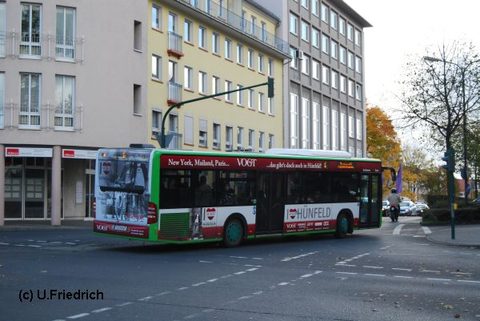 ... um zum Stadtschloß und von dort dann weiter nach Bronnzell zu fahren