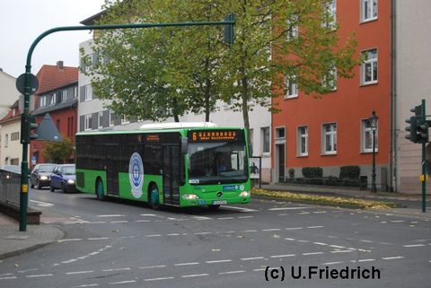 Anfang November 2010 auf Linie 6 nach Bernhards in der Kurfürstenstraße