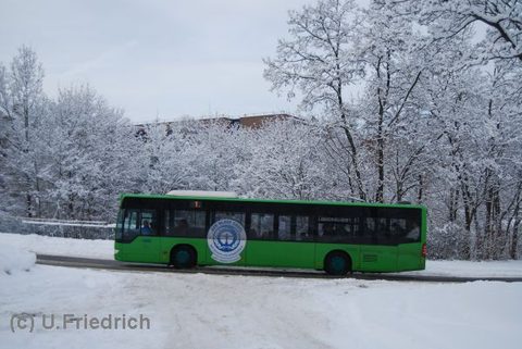 *neu  Im Dezember 2011 war alles weiß: Auf Linie 1 am Gerloser Weg
