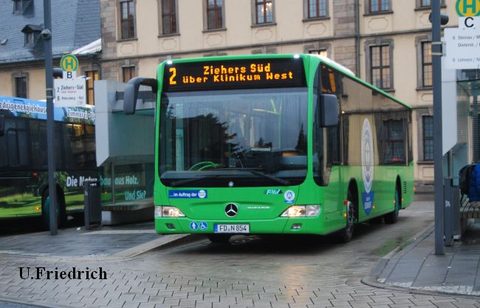 *neu Die erste Aufnahme stammt vom 8. Januar 2013: FD-N 854 auf Linie 2 Richtung Ziehers Süd am Stadtschloß
