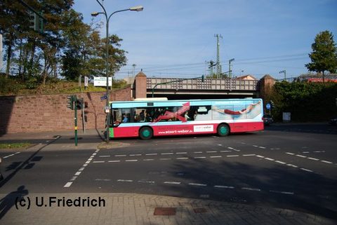 *neu  Wiederum auf Linie 6, auf dem Weg nach Marbach
