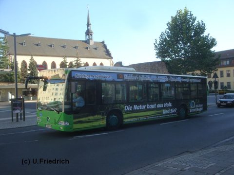 Ankunft am Stadtschloß, wieder auf der 5A nach Pilgerzell