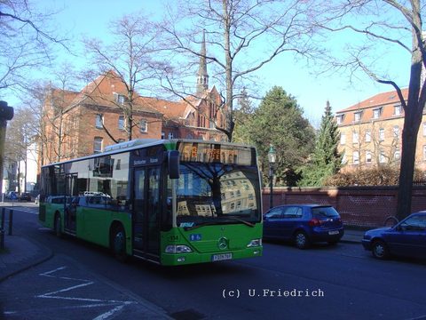März 2007: Auf Linie 5A geht es durch die Königstraße