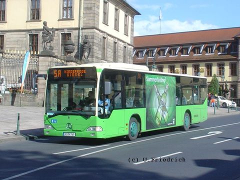Auch wenn es auf den ersten Blick identisch anmutet: Wir haben Juli, und Wagen 114 hat ein neues Trafficboard bekommen - wieder für Licher Bier. Es is