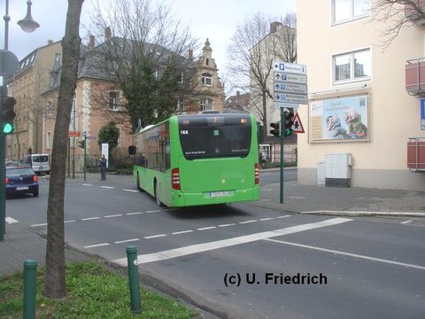 Beim Abbiegen von der Heinrich- in die Nikolausstraße