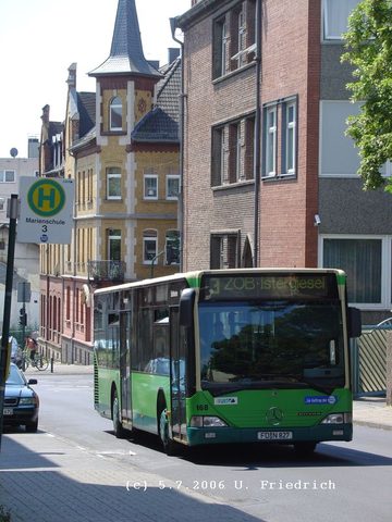 Im Juli 2006 unterwegs in der Nikolausstraße