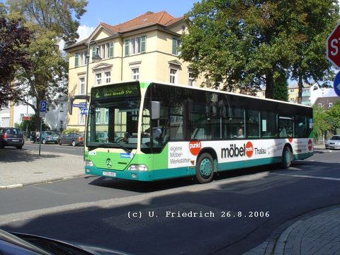 Am 26. August 2006 ging es wegen einer Sperrung der Schloßstraße ausnahmsweise einmal durch die Sturmiusstraße, erst in Richtung Aschenberg ...