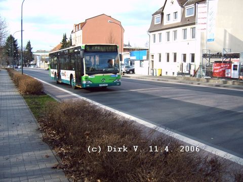 Eine der ersten Aufnahmen von Dirk: Im April 2006 in der Frankfurter Straße