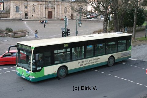 Unterwegs nach Pilgerzell geht es am Dom vorbei - eine Aufnahme von Dirk