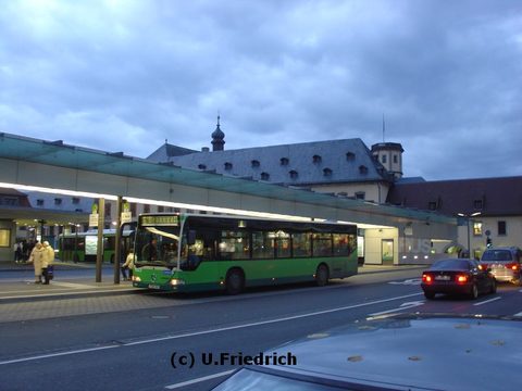 Ende November am Stadtschloß, nun wieder ohne Trafficboard