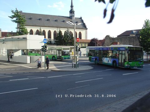 Abfahrt vom Stadtschloß