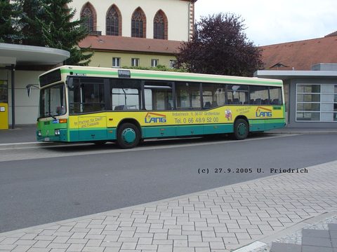 Die erste Aufnahme von Wagen 173 stammt vom 27.9.2005. Hier steht er garade am Stadtschloß und macht Pause