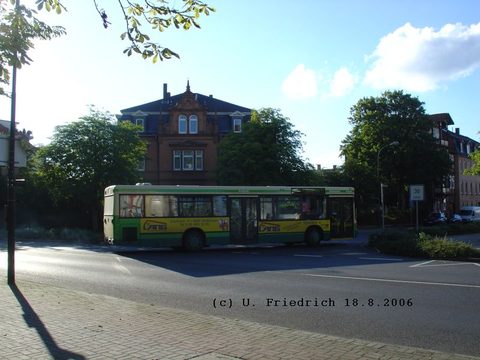 Und nochmals beim Abbiegen: dieses Mal von der von Schildeck- in die Brauhausstraße