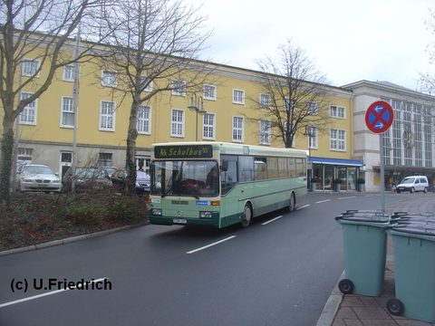 Im Januar 2008 fahren wir am Bahnhof vorbei