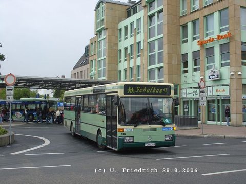 Wg 54 / 176 Bj. 1993 O 405 FD-N 268 FD-N 268 im August 2008 als Schulbus bei der Abfahrt vom ZOB. Hier gibt es weitere Aufnahmen