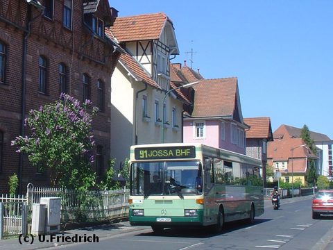 Im Mai 2007 sahen wir Wagen 176 in Schlüchtern, einem kleinen Städtchen, etwa 30 Kilometer von Fulda entfernt. Anscheinend war er ausgeliehen an die V