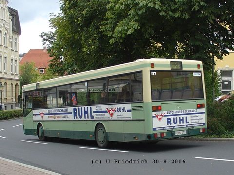 Wg 55 / 177 Bj. 1993 O 405 FD-N 272 Im August 2006 in der Kurfürstenstraße.   Weitere Aufnahmen hier