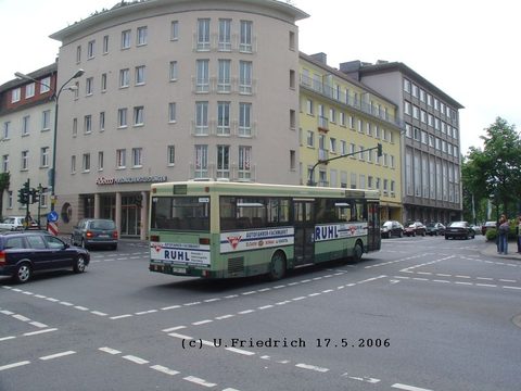 Auch im Mai: Auf einer Dienstfahrt unterwegs