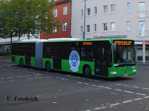 *neu Eine erste Aufnahme stammt vom Oktober 2010 - unter einem grauen Himmel geht es auf Linie 6 Richtung Daimler-Benz-Straße, zur Hochschule