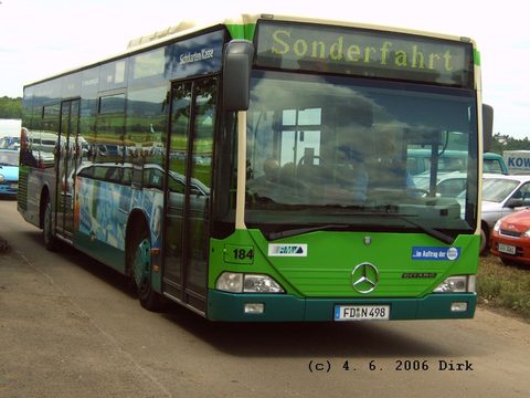 Wagen 184 unterwegs zum 2. Halt