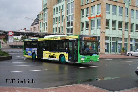 *neu Bei der Abfahrt vom ZOB im Mai 2012 noch mit Werbung für das Autohaus Kreis