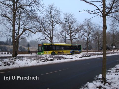 Bei winterlichen Verhältnissen im Januar 2009