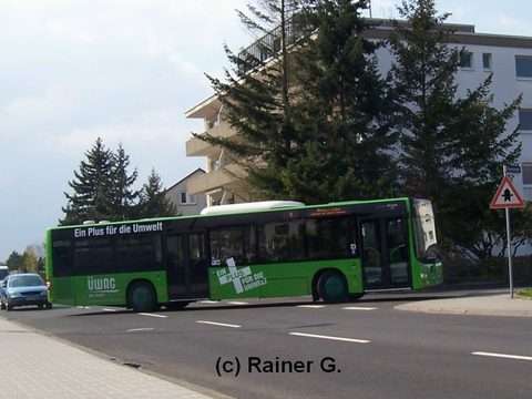 In Edelzell von Rainer erwischt: Ab März mit der Beklebung "Ein Plus für die Umwelt"