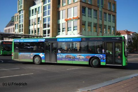 Im Oktober bei der Abfahrt vom ZOB