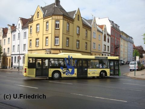 beim Abbiegen von der Leipziger- ...