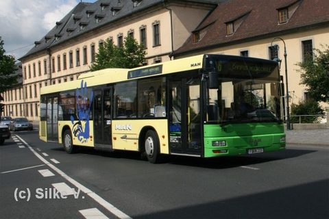 Im Juni auf dem Campus-Umlauf der Linie 6 von Silke erwischt