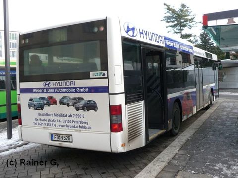 Am Stadtschloß auf Linie 9A - eine Aufnahme von Rainer