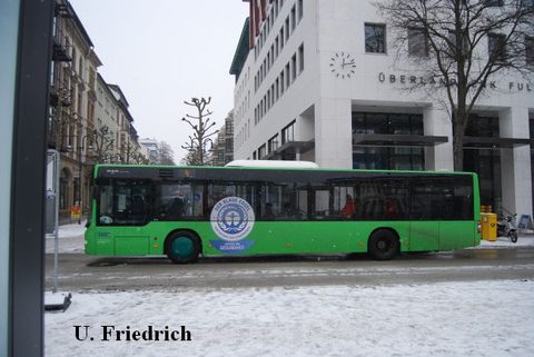 *neu Bei Eis und Schnee geht es im Februar 2012 durch die Rabanusstraße am Universitätsplatz vorbei