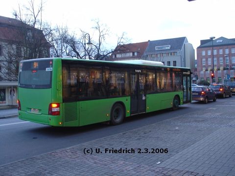 Eine erste Aufnahme Anfang März 2006 in der Rabanusstraße