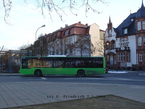 Im März 2006 bei noch kahlen Bäumen. Vier Tage zuvor war noch alles weiß.