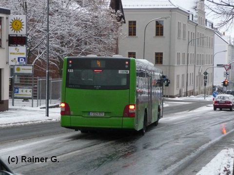 Ebenfalls eine Aufnahme von Rainer: Bei Eis und Schnee in der von-Schildeck-Straße im Februar 2009