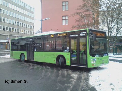 Hier noch die andere Seite, bei winterlichen Verhältnissen am Stadtschloß