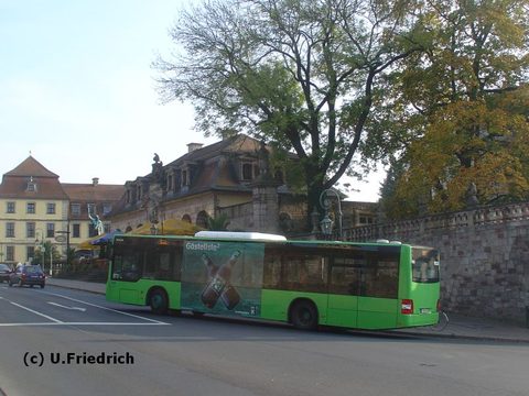Im Herbst zum ersten Male mit Werbung im Einsatz