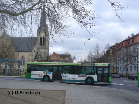 Die einzige Aufnahme aus dem Jahr 2008 stammt aus dem April: Am Heinrich-von-Bibra Platz
