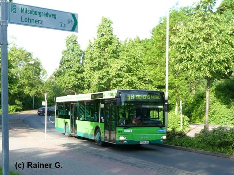 Seit Mitte Mai 2009 ohne Werbung: Rainer gelang diese Aufnahme in der Magdeburger Straße