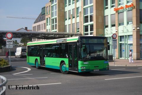 Im September 2012 bei der Abfahrt vom ZOB ...