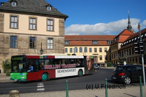 Auf Linie 4 auf dem Weg nach Oberrode, ebenfalls im September 2011