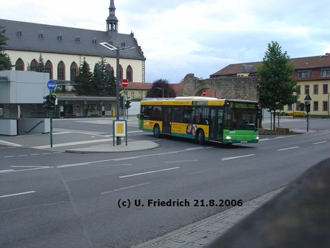 Abfahrt vom Stadtschloß ...