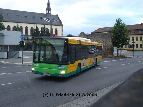 ... Richtung Schloßstraße und ZOB, August 2006