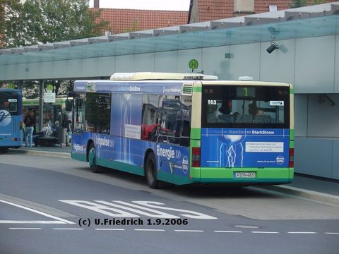 Noch eine Heckansicht, nun aber am Stadtschloß