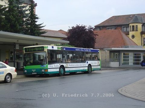 Am Stadtschloß, wieder auf Linie 7