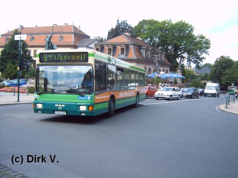 Noch immer 2006: Eine Aufnahme von Dirk. Vor Bonifatius-Denkmal und Hauptwache