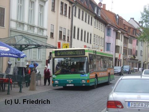 Ein Jahr später, ebenfalls auf der 6, von Dirk im Bild festgehalten: Inzwischen fährt kein Bus mehr durch die Löherstraße